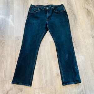 Men's Buffalo David Bitton Ash-X Slim Stretch Jeans Blue Dark Wash Size 40x32